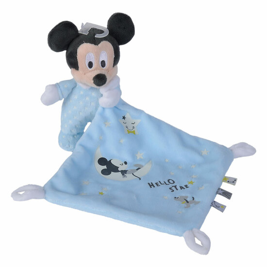 Disney Mickey Mouse Glow in the Dark Doudou Starry Knuffeldoek