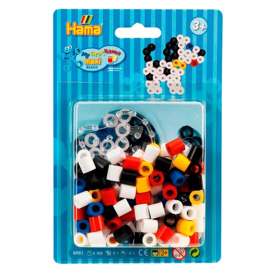 Hama Maxi Strijkkralenset Hond, 100st.