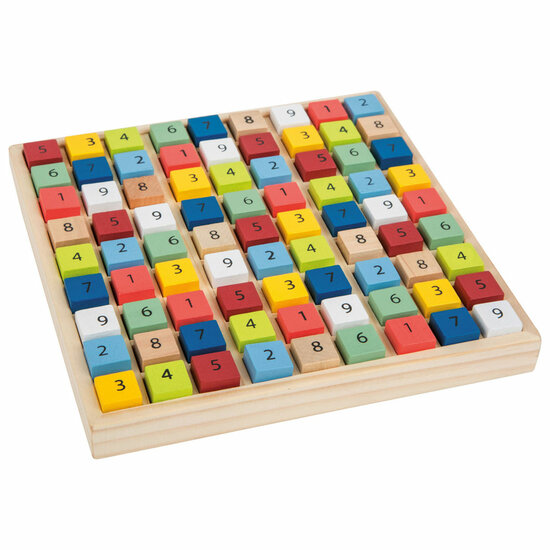 Small Foot  -  Houten Sudoku Spel Kleur, 82dlg.