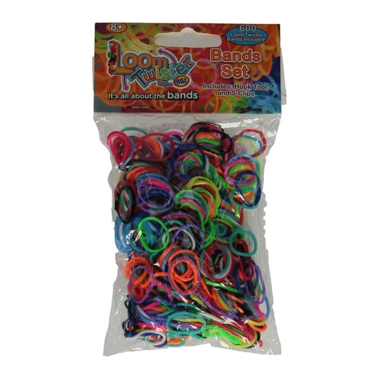 Loombands Neon Mix Multicolor Set, 600st.