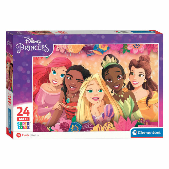 Clementoni Maxi Leguzzel Disney Prinses, 24st.