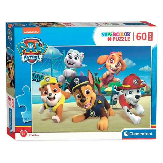 Clementoni Maxi Legpuzzel Paw Patrol, 60st.