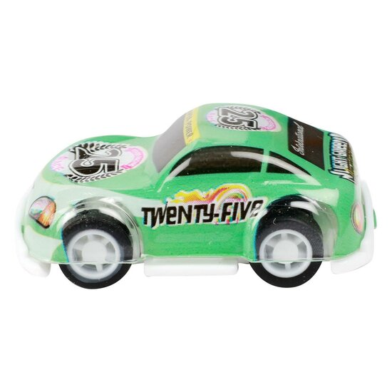 Turbo Racers Mini Rally Pull-backauto&#039;s, 9st.