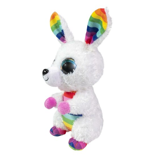 Lumo Stars Knuffel - Konijn Rainbow, 15cm