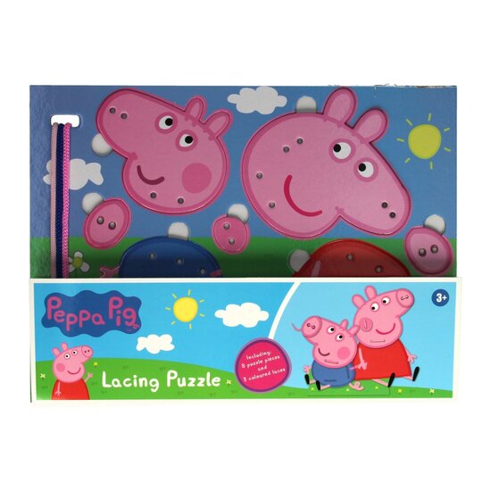 Rijgveterpuzzel Peppa Pig