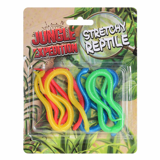 Jungle Expedition Stretch Reptielen. 6st.