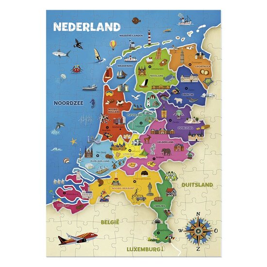 Ik Leer Kaart van Nederland
