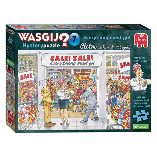 Wasgij Retro Mystery 7 - Uitverkoop!, 1000st.