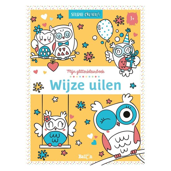 Mijn Glitterkleurboek Wijze Uilen