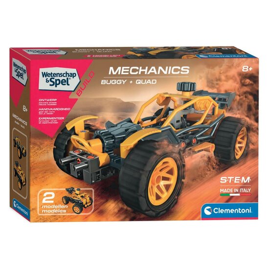Clementoni Wetenschap &amp; Spel Mechanica - Buggy &amp; Quad - 90dlg.