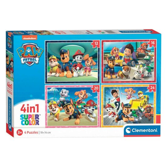 Clementoni Puzzels PAW Patrol, 4in1