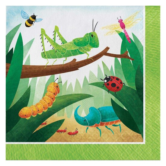 Insecten Servetten - 16st