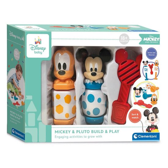 Clementoni Disney Baby - Mickey Mouse Bouw &amp; Speel
