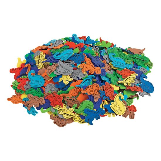 Colorations - Dinosaurus Figuren Foam, 500st.