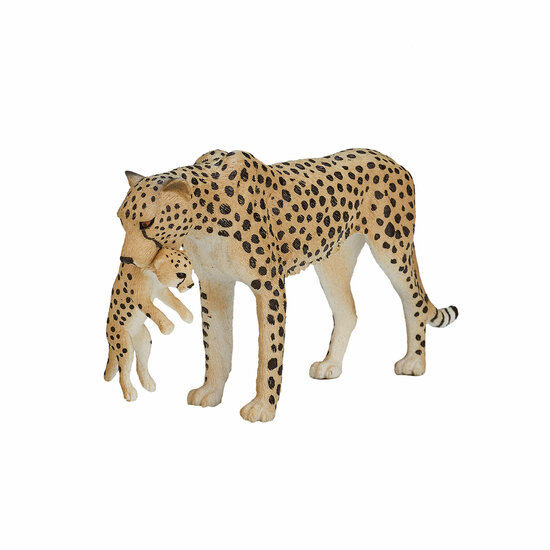 Mojo Wildlife Cheetah Vrouwtje met Welp - 387167