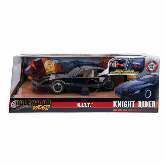 Jada Die-Cast Knight Rider 1982 Pontiac Trans AM Auto 1:24