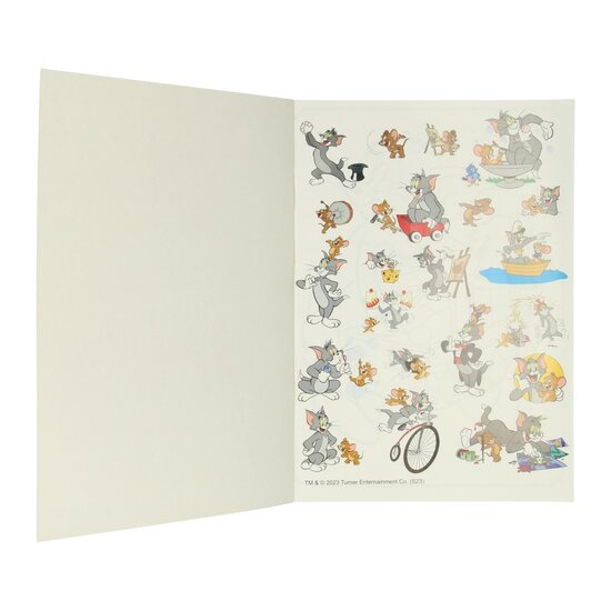 Warner Bros Color Kleurboek Tom &amp; Jerry met Stickers