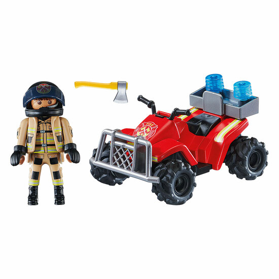 automaat Trappenhuis spade Playmobil City Action Brandweer Speed Quad - 71090 - Het Speelgoedpaleis