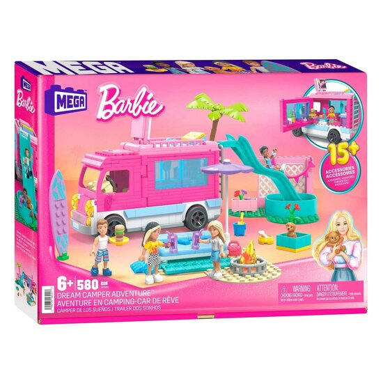Barbie Droom Camper Avontuur Bouwset, 580dlg. Speelgoedpaleis