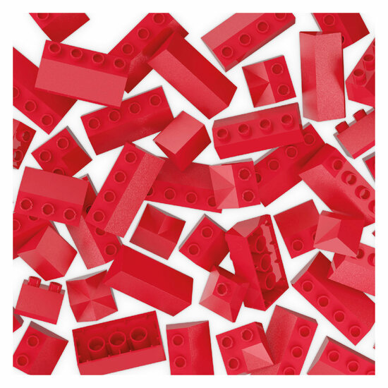 Hubelino Dakpannenset Bouwblokjes - 124dlg.