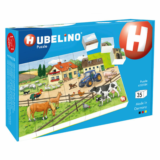 Hubelino Blokpuzzel Leven op de Boerderij - 35st.