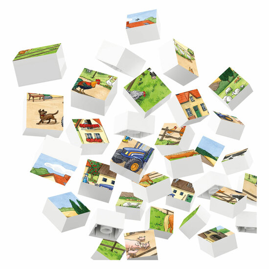 Hubelino Blokpuzzel Leven op de Boerderij - 35st.