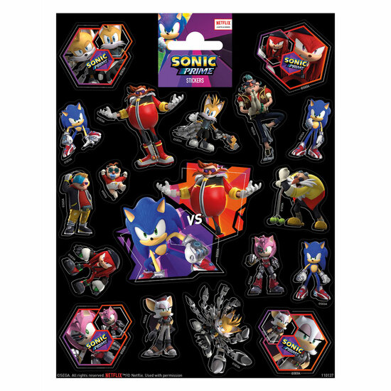 Stickervel Sonic