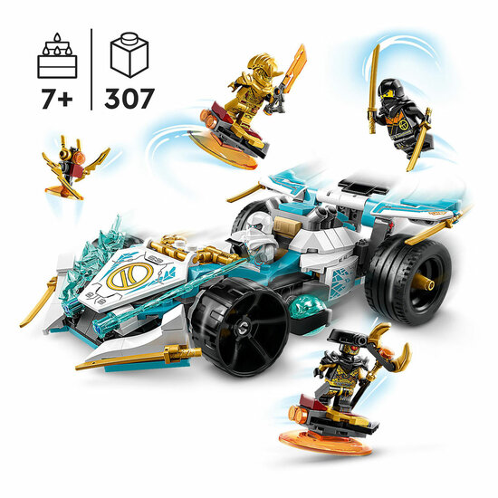 LEGO Ninjago 71791 Zane&rsquo;s Drakenkracht Spinjitzu Racewagen