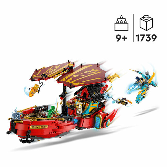 LEGO Ninjago 71797 Destiny&#039;s&nbsp;Bounty -&nbsp;Race Tegen De Klok