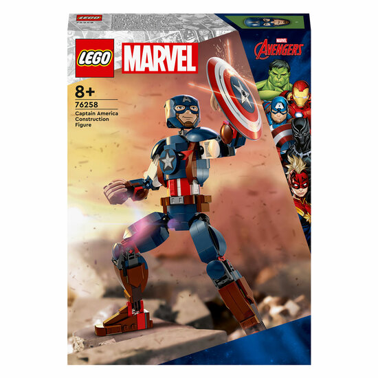 LEGO Super Heroes 76258 Captain America Bouwfiguur