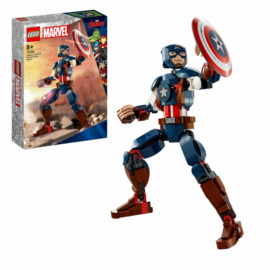 LEGO Super Heroes 76258 Captain America Bouwfiguur