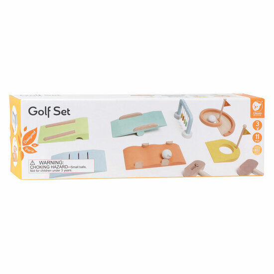 Classic World Houten Midget Golfset, 11dlg.