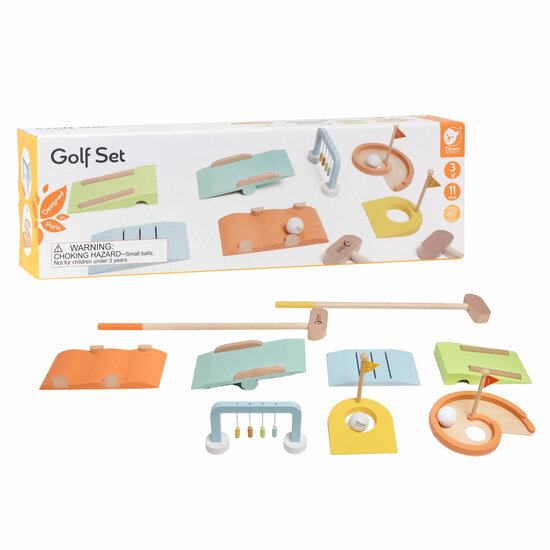 Classic World Houten Midget Golfset, 11dlg.