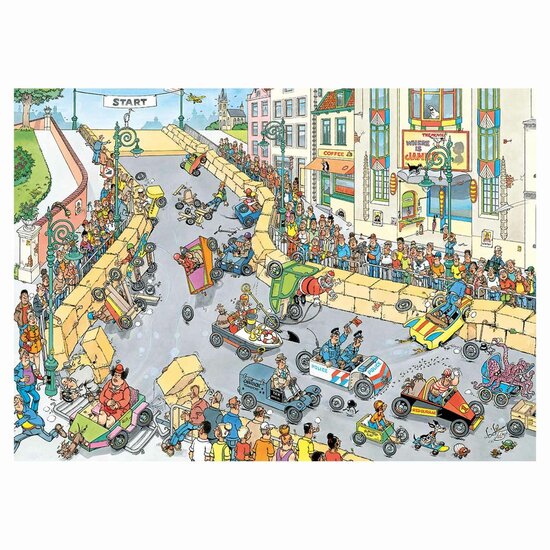 Jan van Haasteren Legpuzzel - De Zeepkistenrace, 1000st.