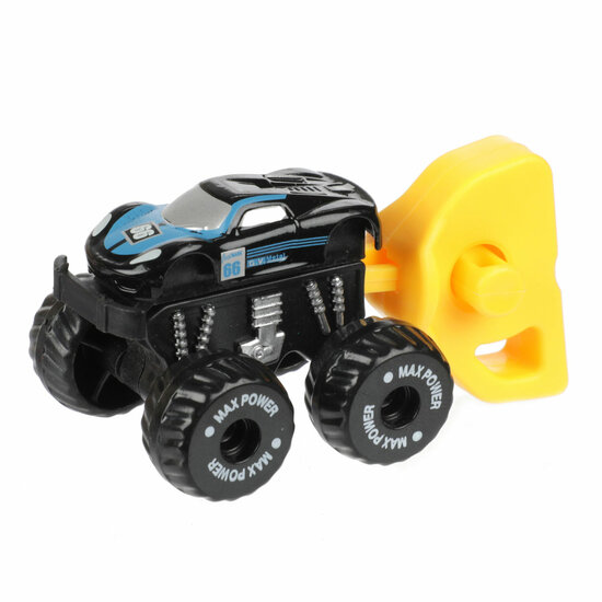 Turbo Racers Monster Truck met Afschieter in Ei