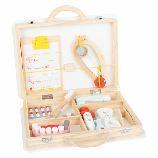 Small Foot  -  Houten Dokter en Tandarts 2in1 Set in Koffer