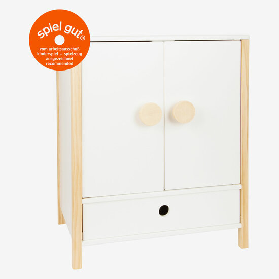 Small Foot - Houten Poppen Kledingkast Little Button met Hangers , 3dlg.