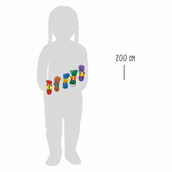 Small Foot - Springelastiek Vlinder Kleur, Set van 5