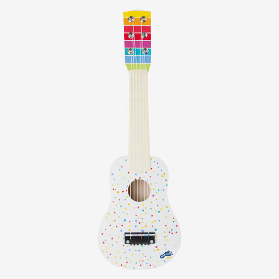 Small Foot - Houten Gitaar met Stippen, 53cm