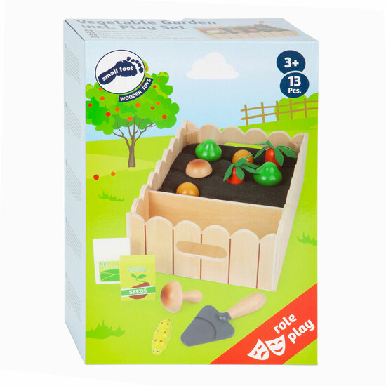 Small Foot - Houten Groentetuin Speelset, 13dlg.