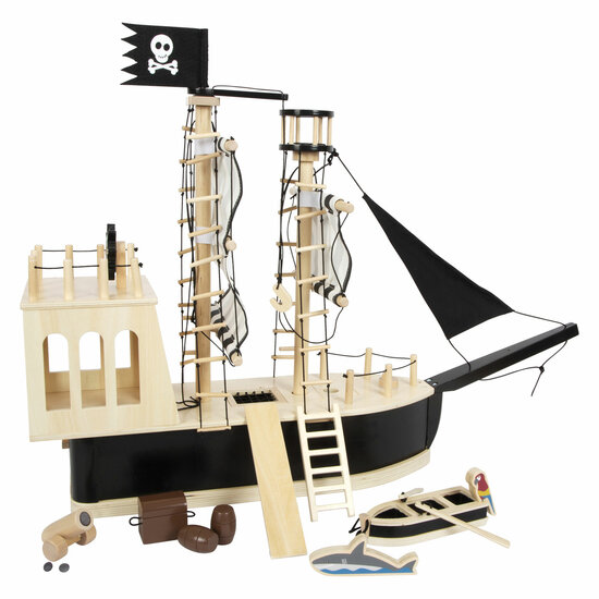 Small Foot - Houten Poppenhuis Piratenboot