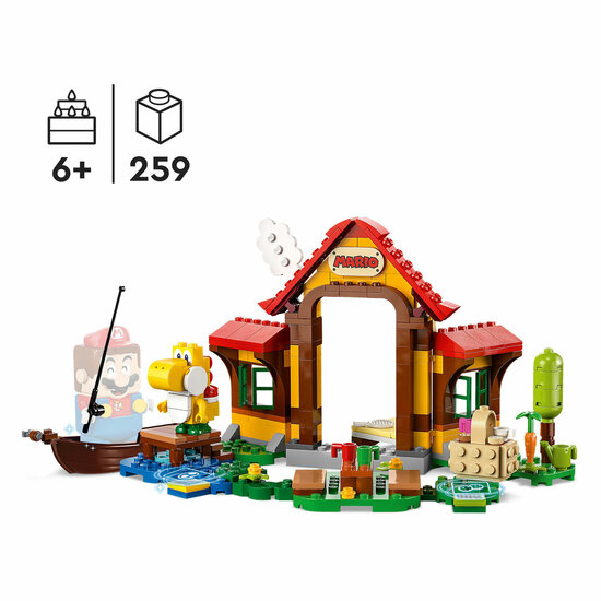 LEGO Super Mario 71422 Uitbreidingsset: Picknick Bij Mario&#039;S Huis