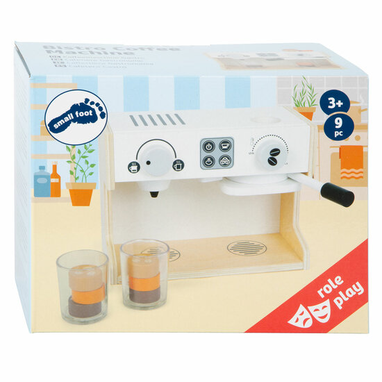 Small Foot - Houten Bistro Koffiemachine, 9dlg.