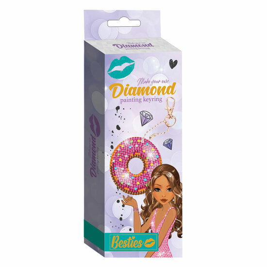 Besties Diamond Painting Sleutelhanger Maken