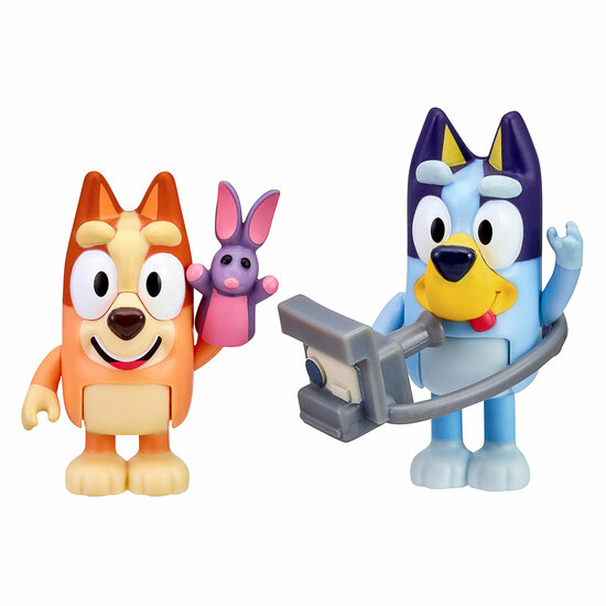 Bluey &amp; Bingo Speelfiguren, 2st.