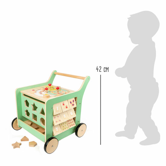 Small Foot - Houten Baby Walker Loopwagen Activiteitencentrum