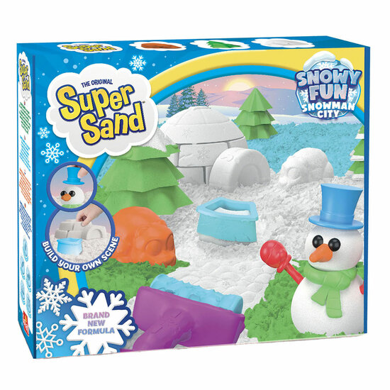 Super Sand Snowy Fun - Snowman City Speelset