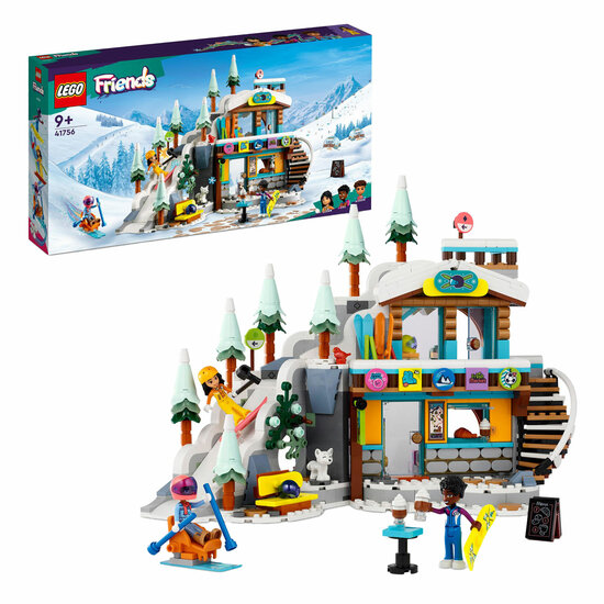 LEGO Friends 41756 Vakantie Skipiste en Cafe