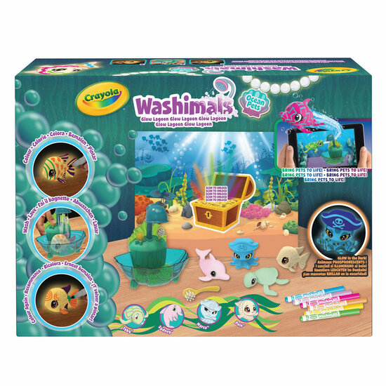 Crayola Washimals Ocean Glow Lagoon Speelset