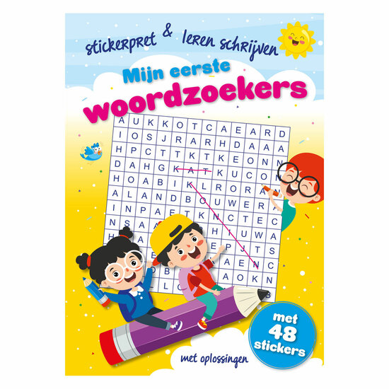 Mijn Eerste Woordzoekers - met 48 Stickers
